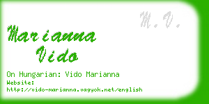 marianna vido business card